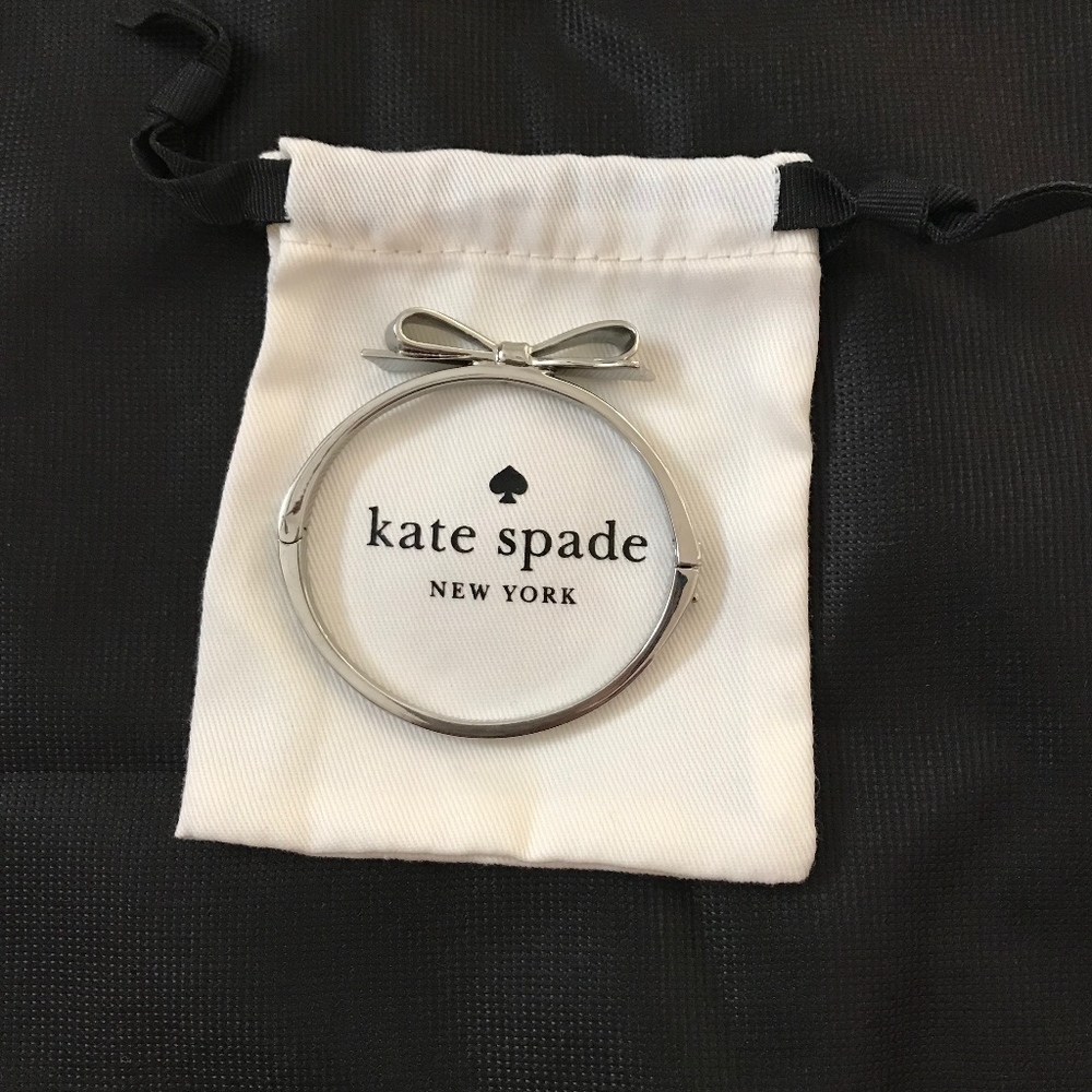 Kate Spade Silver Bow Bracelet